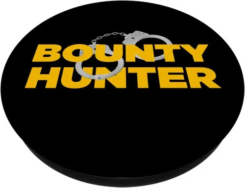 Vista 2 de Bounty Hunter para agentes de recuperación fugitivos Bounty Hunt PopSockets PopGrip: agarre intercambiable para teléfonos y tabletas