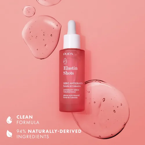 Vista 3 de PUPA Milano Elastin Shots - Suero facial antigravedad, mejora la elasticidad de la piel, defiende la piel contra los procesos de envejecimiento