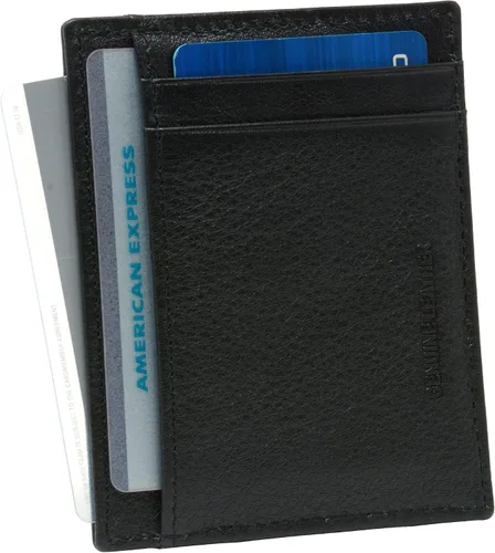 Vista 2 de Alpine Swiss Cartera de bolsillo frontal con clip RFID para hombre de doble diamante