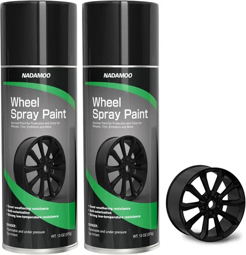 Vista 11 de NADAMOO Pintura en Aerosol para Llantas de Aluminio, Pintura en Aerosol para Llantas de Automóvil para Recolorear y Proteger Superficies Metálicas