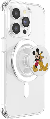 Vista 3 de Disney Mickey y sus amigos Mickey & Pluto Retrato PopSockets MagSafe PopGrip para iPhone