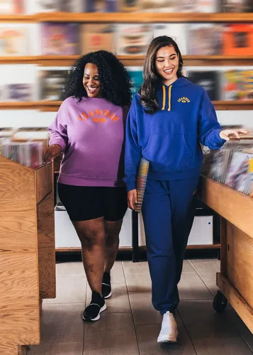 Vista 5 de Champion Powerblend Boyfriend - Pantalones deportivos para mujer, pantalones deportivos de forro polar de gran tamaño, pantalones deportivos