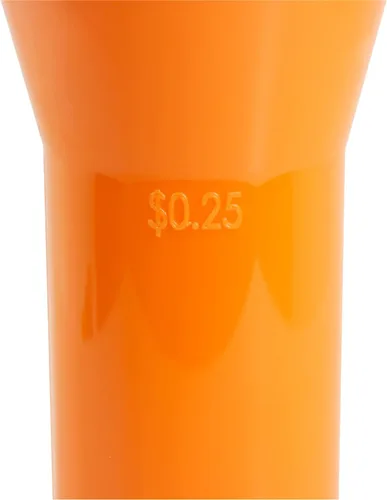 Vista 5 de Cassida Tubo de envoltura de monedas compatible con Cassida C500/C800, cuartos, naranja (A-C5-25C)
