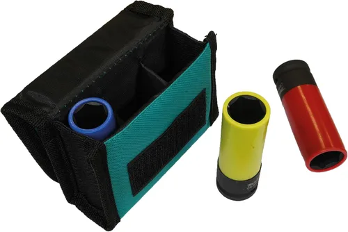 Vista 3 de Makita E-12354 - Juego de llaves de tuerca de rueda profunda de 3 piezas