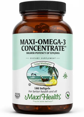 Vista 8 de Maxi Health® Suplementos Omega 3 de aceite de pescado, 2000 mg