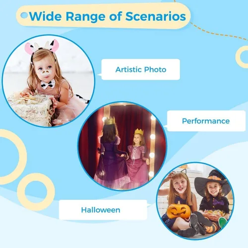 Vista 3 de Adorable disfraz de vaca para niños, conjunto de cosplay de 4 piezas para Halloween y diversión festiva