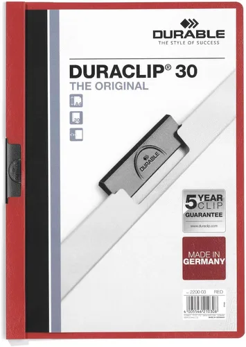 Vista 9 de Durable DURACLIP 30 - Carpeta con clip de PVC, tamaño A4, surtido
