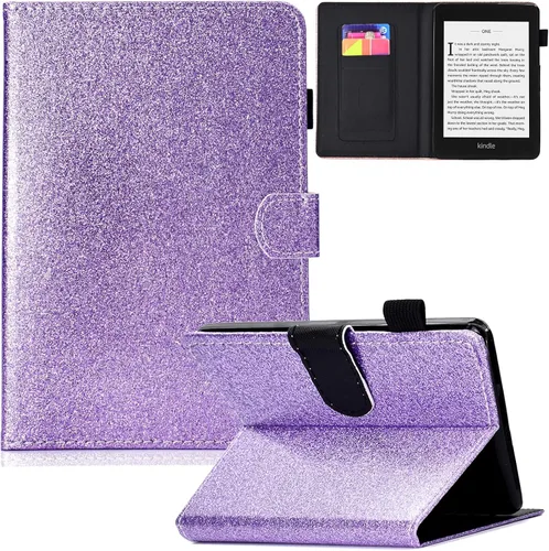 Vista 16 de Funda para Kindle Paperwhite 2018, delgada funda protectora de piel sintética con función de apagado y encendido automático para Kindle Paperwhite