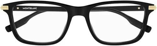 Vista 3 de MONTBLANC MB0277O Negro 5418145 Marco de gafas para hombre, Negro Transparente Negro
