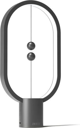 Vista 11 de Heng - Luz de equilibrio, lámpara de mesa LED alimentada por USB, creativa, luz nocturna con interruptor magnético, lámpara de mesa regulable