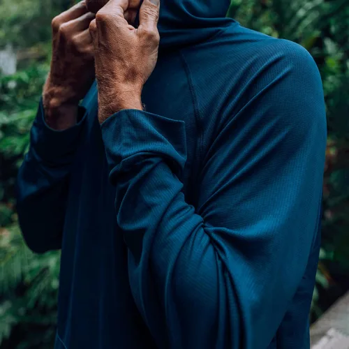 Vista 4 de Vapor Apparel UPF 40 - Sudadera térmica para hombre con protección solar UV para deportes y estilo de vida al aire libre