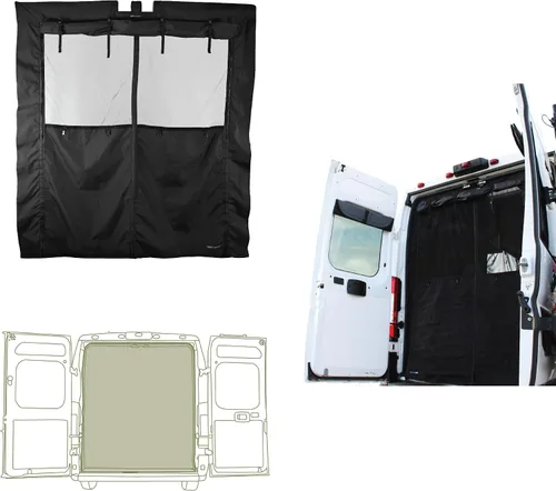 Vista 9 de VanEssential Rejillas Protectoras de Puertas Delanteras (Par) Diseñadas para Ram Promaster Van