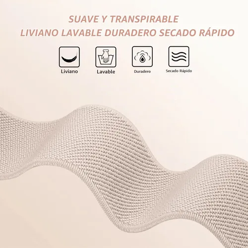Vista 3 de Paquete de 5 correas elásticas de nailon de 0.866 pulgadas compatibles con Garmin Venu 3/2, Forerunner 265/255/Vivoactive 4, correa de repuesto