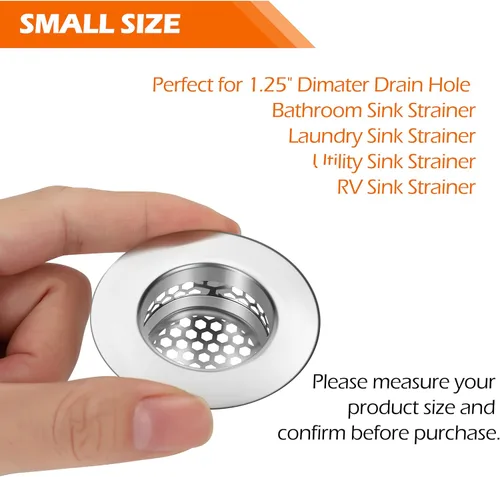 Vista 3 de Colador para Lavabo de Baño, Colador de Drenaje para Lavabo de Bañera, Atrapapelos para Lavandería, Pila de Trapeador, Utilidad, Fregadero