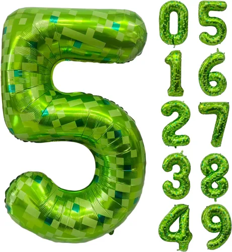 Vista 53 de Globos gigantes de helio de aluminio de 40 pulgadas, color negro, globos digitales grandes del número 0 para decoración de fiesta de cumpleaños
