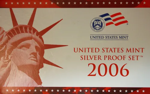 Vista 2 de 2006 S Silver Proof Set in Original US Government Packaging