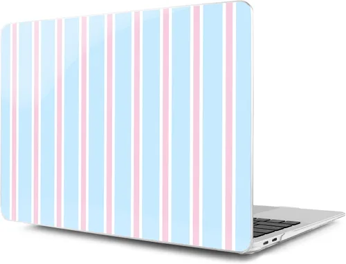 Vista 7 de MEEgoodo Funda para MacBook Air de 13.3 pulgadas 2021 2020 2019 2018 A2337 M1 A2179 A1932, carcasa para laptop para MacBook Air M1 con cubierta