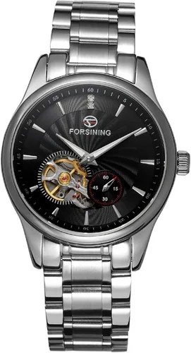 Vista 2 de FORSINING Reloj analógico de lujo para hombre con movimiento automático de acero inoxidable colección FSG9406M4S2, Moderno