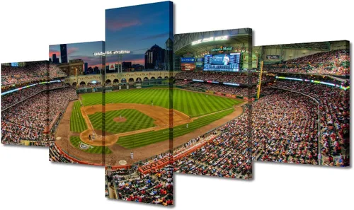 Vista 84 de Arte para pared, lienzo para estadio deportivo, arte para pared, diseño de campo de Wrigley en Chicago, pinturas de Chicago, impresiones sobre