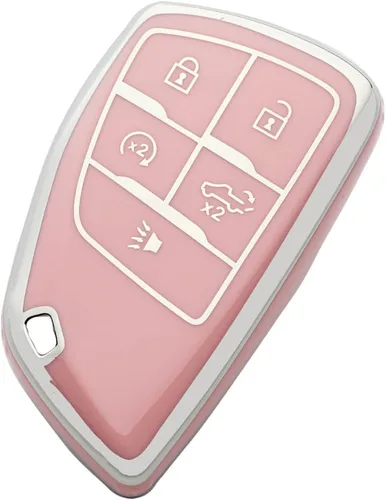 Vista 5 de Funda para llavero compatible con GMC para Chevrolet para Chevy para Buick para llave inteligente Cadillac