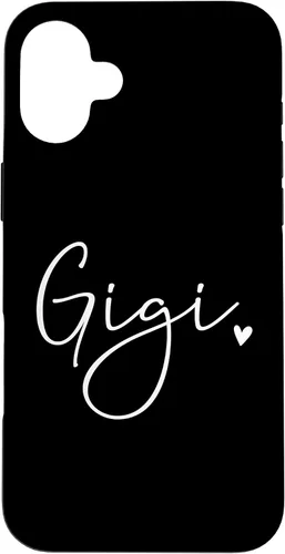 Vista 23 de Gigi Heart Graphic Grandma - Carcasa para iPhone 16