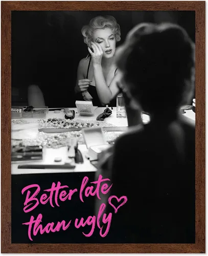 Vista 24 de Poster Master Mejor Tarde Que Feo - Póster de Marilyn - Arte Moderno y Pop - Regalo Moderno para Hombres, Mujeres y Fashionista - Decoración