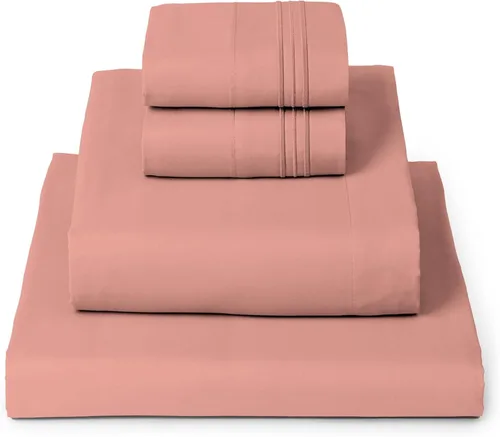 Vista 71 de Mellanni Juego de sábanas Twin XL - Juego de ropa de cama de 4 piezas de la colección icónica, (incluyendo 2 fundas de almohada), bolsillo profundo