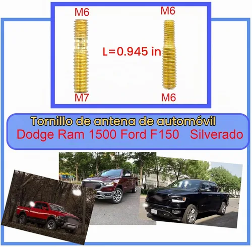 Vista 6 de Miytsya 7 adaptadores de antena compatibles con Toyota, Jeep, Wrangler, Denali, Tantu, Douqi, Ford, GMC Pickups