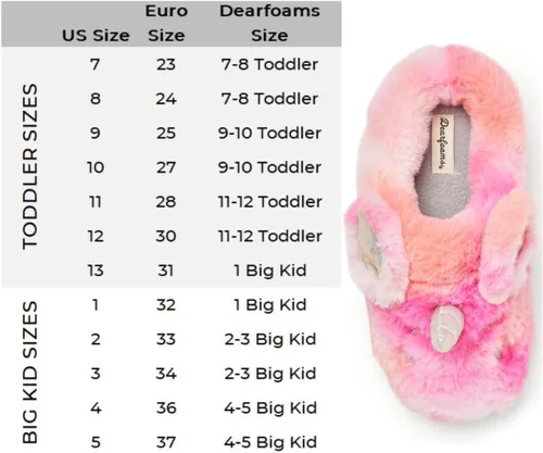 Vista 5 de Dearfoams Pantuflas unisex para niños