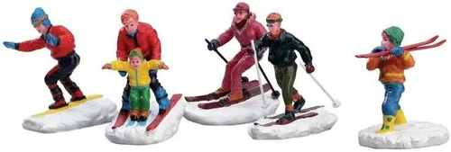Vista 4 de Lemax - Juego de 5 figuras divertidas de invierno
