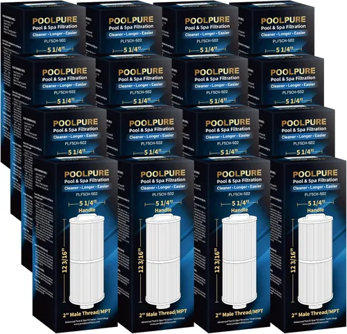 Vista 10 de POOLPURE 5CH-502 Filtro de spa de rosca fina que reemplaza a PPM50SC-F2M, Marquis Spa 20041, 20091, 370-0237, Marquis 50, filtro de bañera
