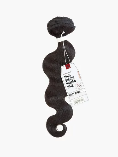 Vista 2 de Bare & Natural 100% cabello humano virgen tejido - 7A cuerpo onda 12" (negro natural)