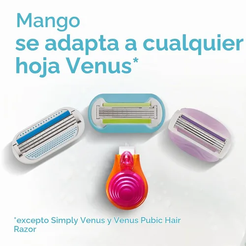 Vista 7 de Gillette Venus Kit de maquinilla de afeitar de viaje extra suave para mujer, mini mango + repuesto + funda, regalos de vacaciones para mujeres