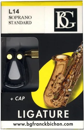 Vista 2 de BG BG-L14-Ligadura estándar para saxo soprano curvado (L14BG)