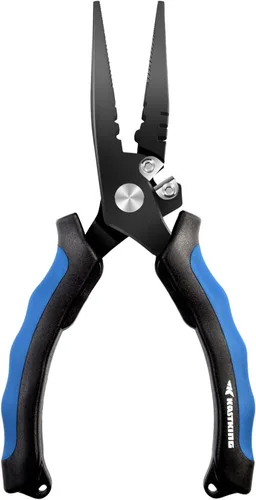 Vista 10 de KastKing Intimidator Fishing Pliers, Corrosion Resistant Polymer Coated Fishing Tools, Tungsten Carbide Cutters, Saltwater Resistant Fishing Gear