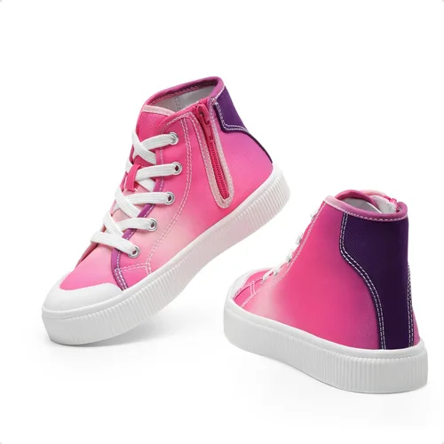 Vista 5 de DREAM PAIRS Zapatos deportivos de lona para niños y niñas, zapatos casuales para caminar