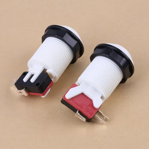 Vista 6 de Botón de juego, 1P 2P jugador botón DIY kit piezas de juego para joystick GamesArcade Videojuegos