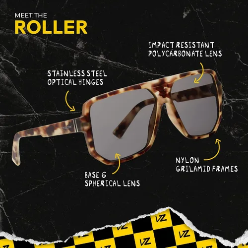 Vista 4 de VonZipper Gafas de sol para hombre OS marróngris