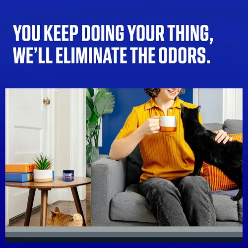 Vista 2 de Ozium Gel eliminador de olores, alternativa al ambientador de 4.5 onzas para humo, mascotas y olores a humedad, removedor de olores de larga