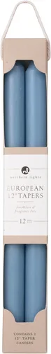 Vista 9 de Northern Lights Candles - 12" 2PK Premium Tapers, Burdeos - 72884