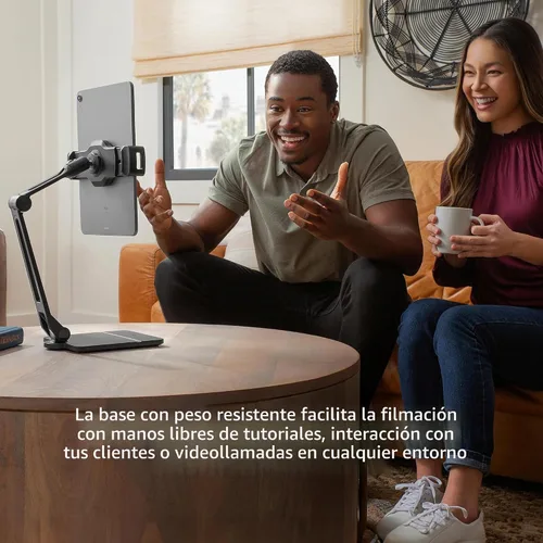 Vista 6 de Twelve South HoverBar Duo Soporte para iPad (2.ª generación) - Soporte ajustable para tablet de escritorio con base pesada y fijación de abrazadera