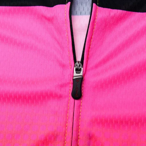 Vista 51 de Camiseta de ciclismo para mujer, manga corta y pantalones cortos de ciclismo acolchados para verano