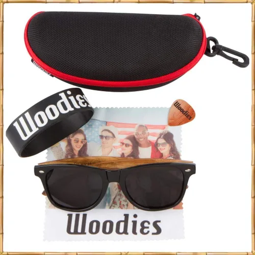 Vista 3 de WOODIES Zebra Wood gafas de sol con lentes polarizadas