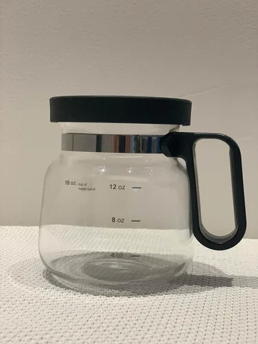 Vista 6 de EXIGENT Jarra de Café de Vidrio Taza de Té Taza de Recolección 16 Oz Onzas (Jarra de Café)