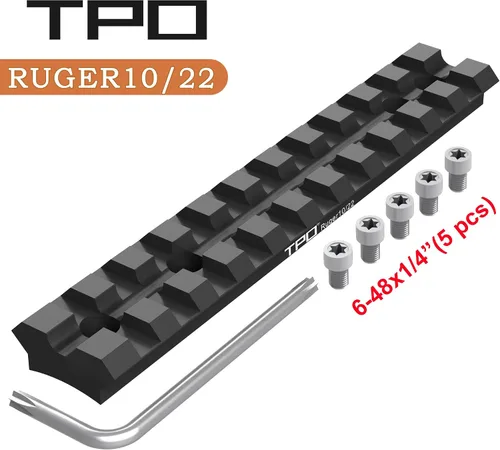 Vista 2 de Ruger 10/22 Picatinny Rail Mount for Red Dot, Scopes, Optics