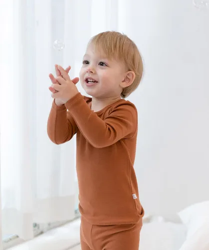 Vista 133 de AVAUMA - Pijama para niños y niñas de algodón básico para uso diario