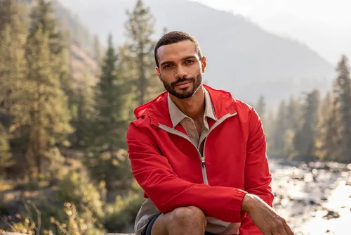 Vista 7 de Cutter & Buck Charter Eco - Chaqueta Anorak reciclada para hombre