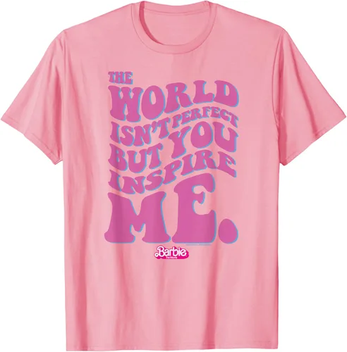 Vista 35 de Barbie Camiseta The Movie - You Inspire Me, Negro