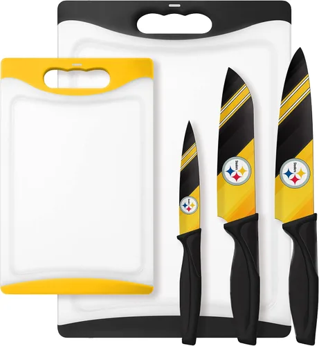 Vista 10 de TSV NFL unisex-adult 5-Piece & Cutting Board Set