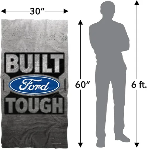 Vista 6 de LOGOVISION Ford Trucks - Toalla de playa de metal resistente, 30 x 60 pulgadas